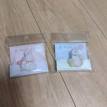 타케이 미키 토끼 아크릴 클립