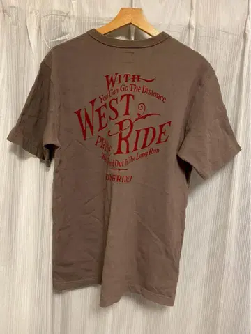 West Ride 브라운 티셔츠 사이즈 40