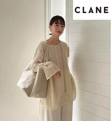 인기! [CLANE] LOOSE MESH TOPS 루즈 메쉬 상의