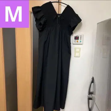 시마무라 Gleeful 2way 셔링 원피스 블랙 M 사이즈