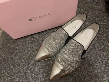 새상품급 DIANA 다이애나 글리터 스틸레토 슬립온 23.5