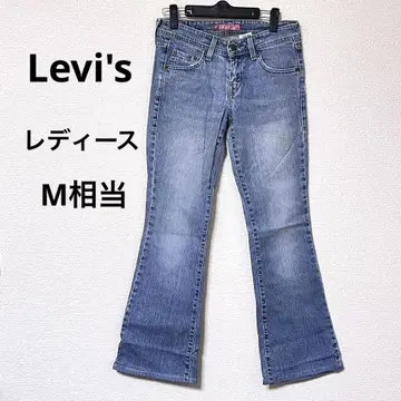 리바이스 슈퍼 로우 부츠컷 데님 여성용 M 상당