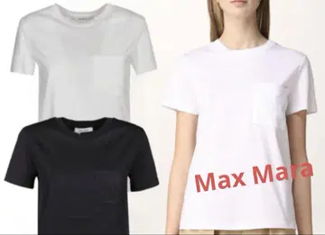 컨디션 최상 [ MAX MARA ] 가슴 포켓 로고 티셔츠