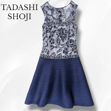 TADASHI SHOJI 핀턱 레이스 칵테일 드레스 포멀