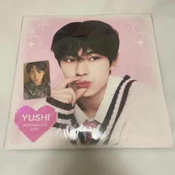 YUSHI SMTOWN LIVE 2025 LP 포스터 트레이딩 카드 포함