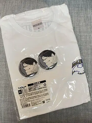 하이큐 롱 티셔츠 카게야마 토비오 캔뱃지 2점 포함