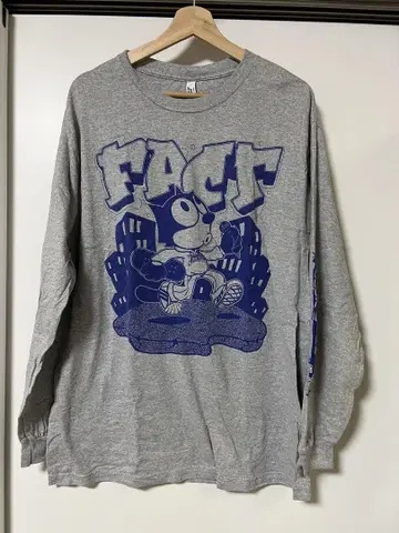 FACT POP PUNK CAT 롱T L 2024 REDLINE 한정판