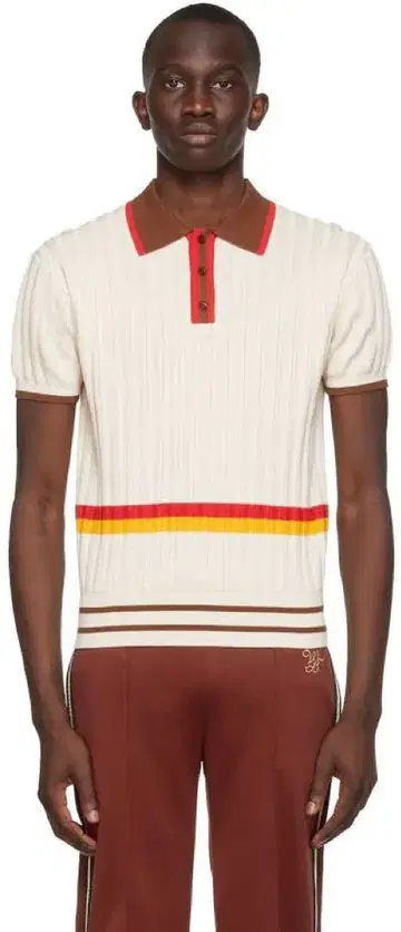 Wales Bonner Off-White Sun Polo