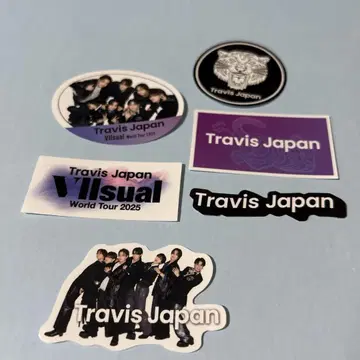TravisJapan 월드 투어 왈츠 스티커 단체 기타