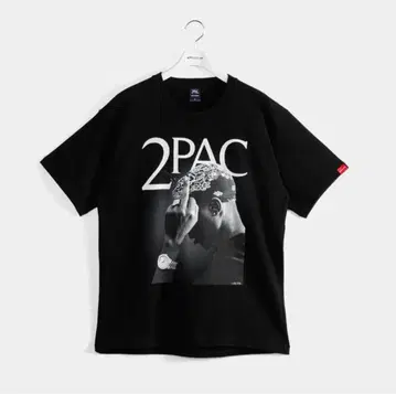 Applebum Tupac Monochrome 티셔츠 XL 2pac