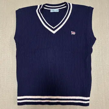 [ALEXANDROS] 니트/Knit Vest (Navy)