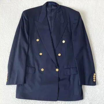 TRUSSARDI 트루사르디 더블 수트 골드 버튼 네이비 L 사이즈