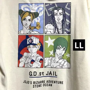 죠죠의 기묘한 모험 6부 LL 후드티