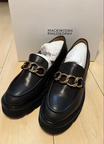 MACKINTOSH PHILOSOPHY 로퍼 체인 통굽