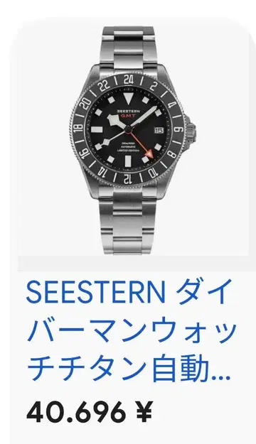 SEESTERN 다이버 워치 오토매틱 한정판