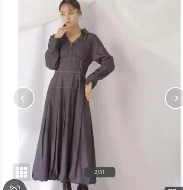 jill by jillstuart 벌룬 셔츠 원피스 2024ss