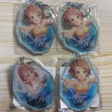 데레마스 신데렐라 걸스 호죠 카렌 가라폰 아크링 키링 4세트