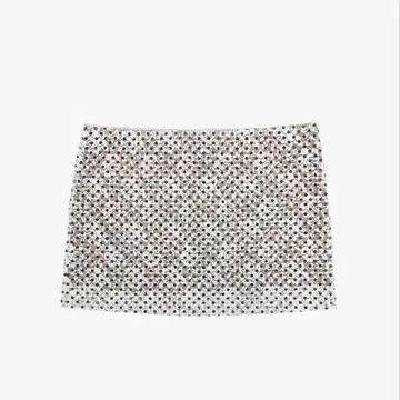 TOOMUCHTAX LACE MESH MINI SKIRT 도트