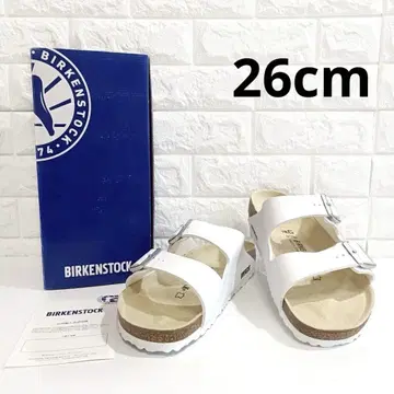 [미사용] 버켄스탁 샌들 애리조나 BS 레귤러 화이트 26cm