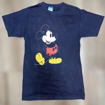Disney 빈티지 미키 티셔츠 S 스미크로