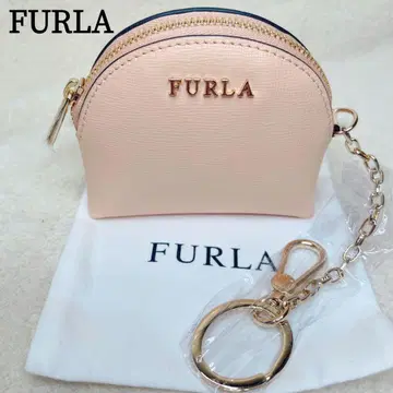 미사용 새상품 FURLA 훌라 코인 케이스 동전 지갑 파우치 핑크 가죽