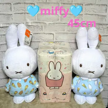미피 특대 사이즈 봉제 인형 아이스 패턴 원피스 miffy