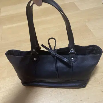 천연 가죽 가방 블랙