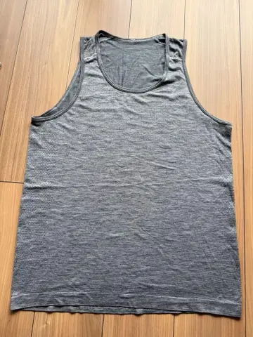 lululemon 남성용 그레이 탱크탑