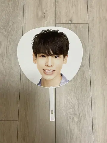 얼굴 사진 부채