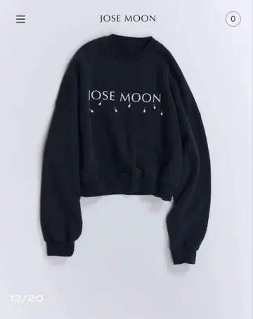 JOSEMOON 로고 펄 맨투맨