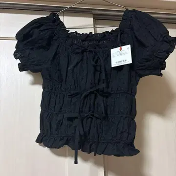 SLY COTTON LACE PUFF SLEEVE TOPS