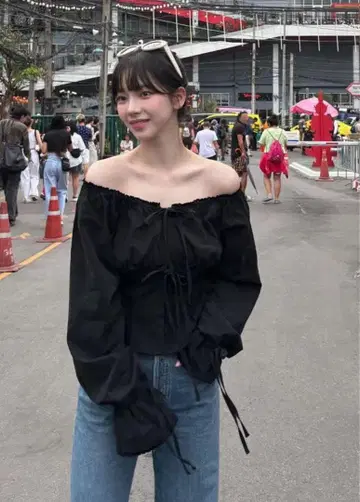LUCIR ZU 레이스 블라우스