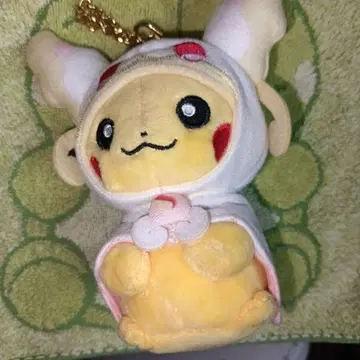 메가 다분네 판초를 입은 피카츄 마스코트 봉제인형 포켓몬 센터