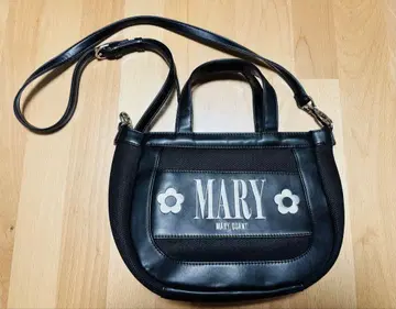 MARY QUANT 숄더백 블랙
