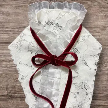 장식용 깃 리본 포함 장식용 깃 벨로아 장식용 깃 레이스 장식용 깃