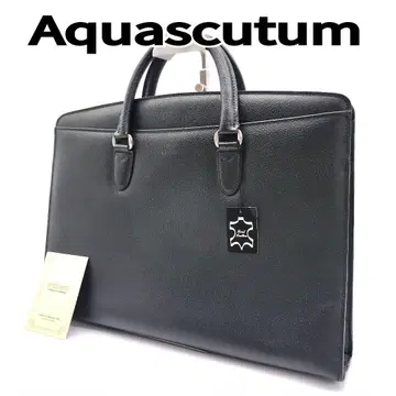 [미사용급] Aquascutum 아쿠아스큐텀 브리프케이스 블랙
