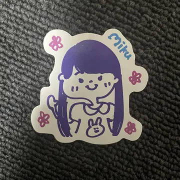 노기자카 카페 스티커 이치노세 미쿠