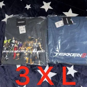 새상품 유니클로 철권 TEKKEN 티셔츠 3XL 사이즈 2점 SET