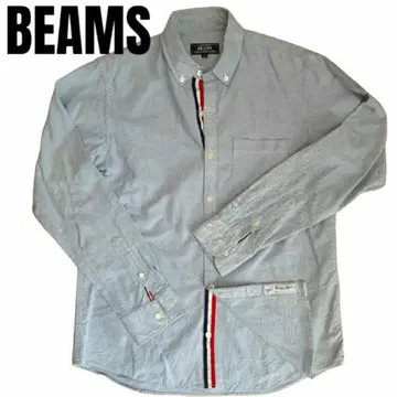 BEAMS 빔즈 옥스포드 버튼다운 긴팔 셔츠 M