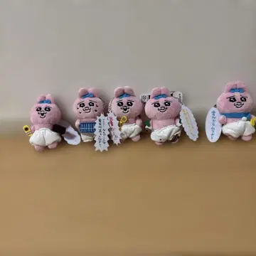 빤쮸토끼 대사 마스코트 봉제 인형 5점!