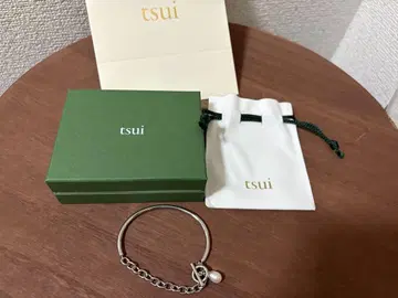tsui 체인 뱅글 실버 S 사이즈