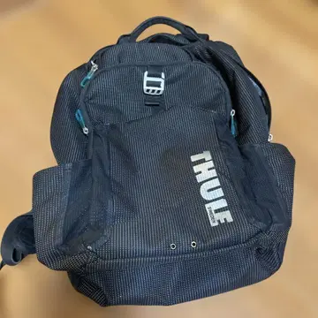 THULE 도트 무늬 블랙 백팩