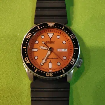 레어템 SEIKO 다이버 워치 오토매틱 오렌지 7S26-0020