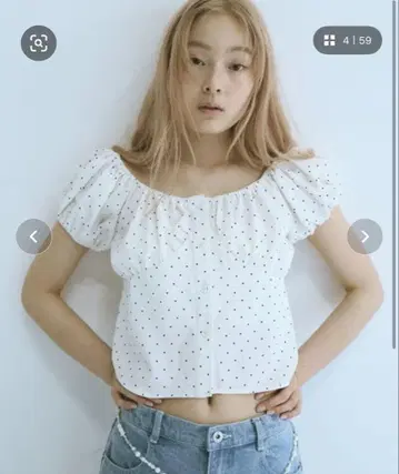 2WAY PUFF SLEEVE BLOUSE fekete