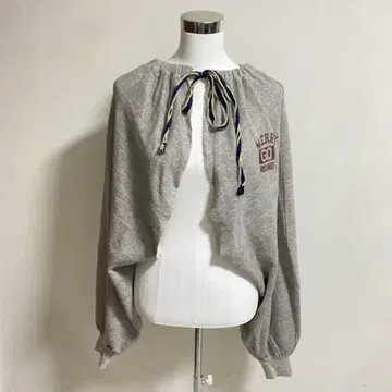 새상품 데님 앤 던걸리 맨투맨 가디건 LL 여성용