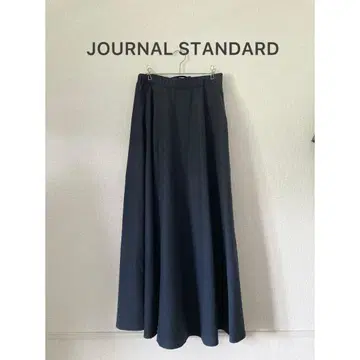 JOURNAL STANDARD 롱 플레어 스커트 네이비 38