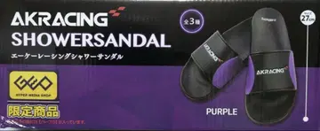 AKRACING 샤워 샌들 퍼플 27cm