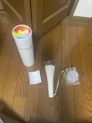 컬러풀 응원봉 화이트