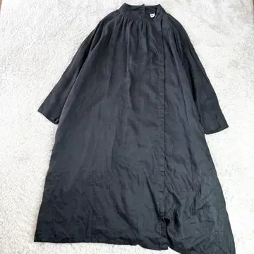 08mab 프리 긴팔 원피스 린넨
