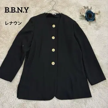 [ 레나운 ] B.B.N.Y 노카라 자켓 레나운 블랙